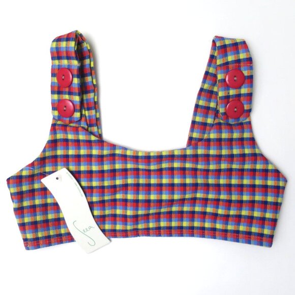 Seea Georgia Buttoned Bikini Top S (Fits XS) - Picture 5 of 11